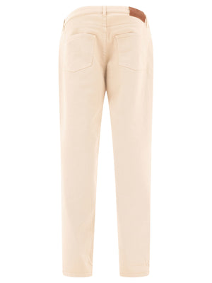 BRUNELLO CUCINELLI Garment-Dyed Men's Regular Fit Trousers