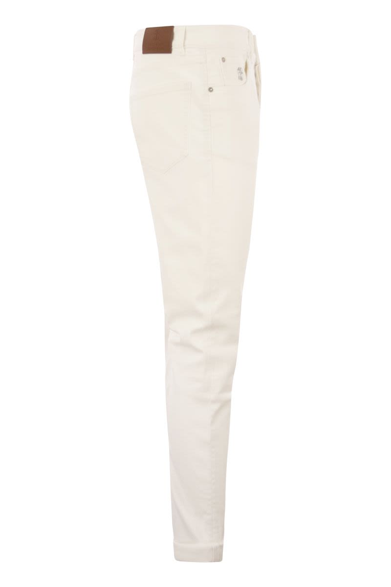 BRUNELLO CUCINELLI Men's 24SS White Denim Straight Pants