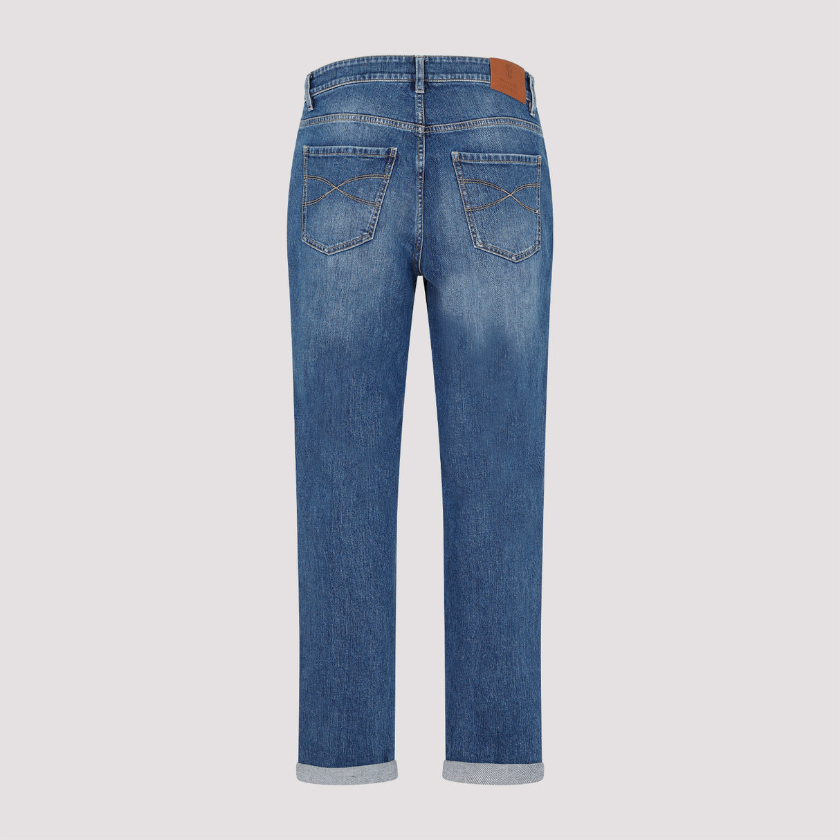 BRUNELLO CUCINELLI Mid-Rise Denim Cotton Jeans