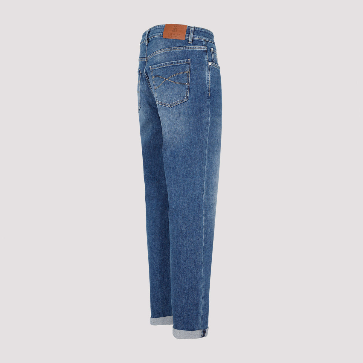 BRUNELLO CUCINELLI Mid-Rise Denim Cotton Jeans