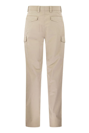 BRUNELLO CUCINELLI Men's Sand Cargo Trousers for Fall/Winter 2023 Collection