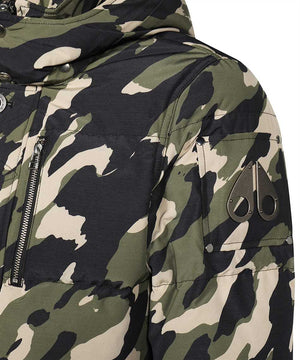 MOOSE KNUCKLES Men's Camo Hooded Down Jacket for SS23