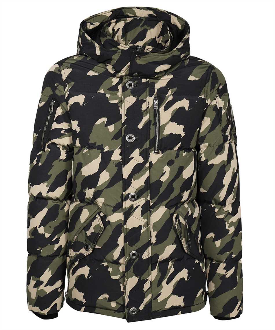 MOOSE KNUCKLES Men's Camo Hooded Down Jacket for SS23