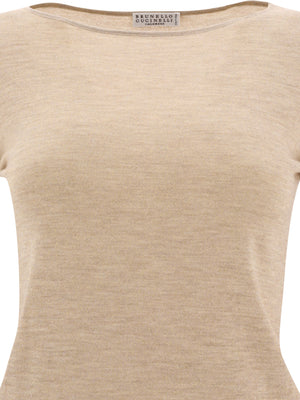 BRUNELLO CUCINELLI Beige 24SS Tunic Top for Women