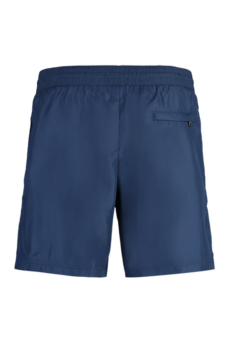 DOLCE & GABBANA Men's Navy Nylon Swim Shorts for SS24