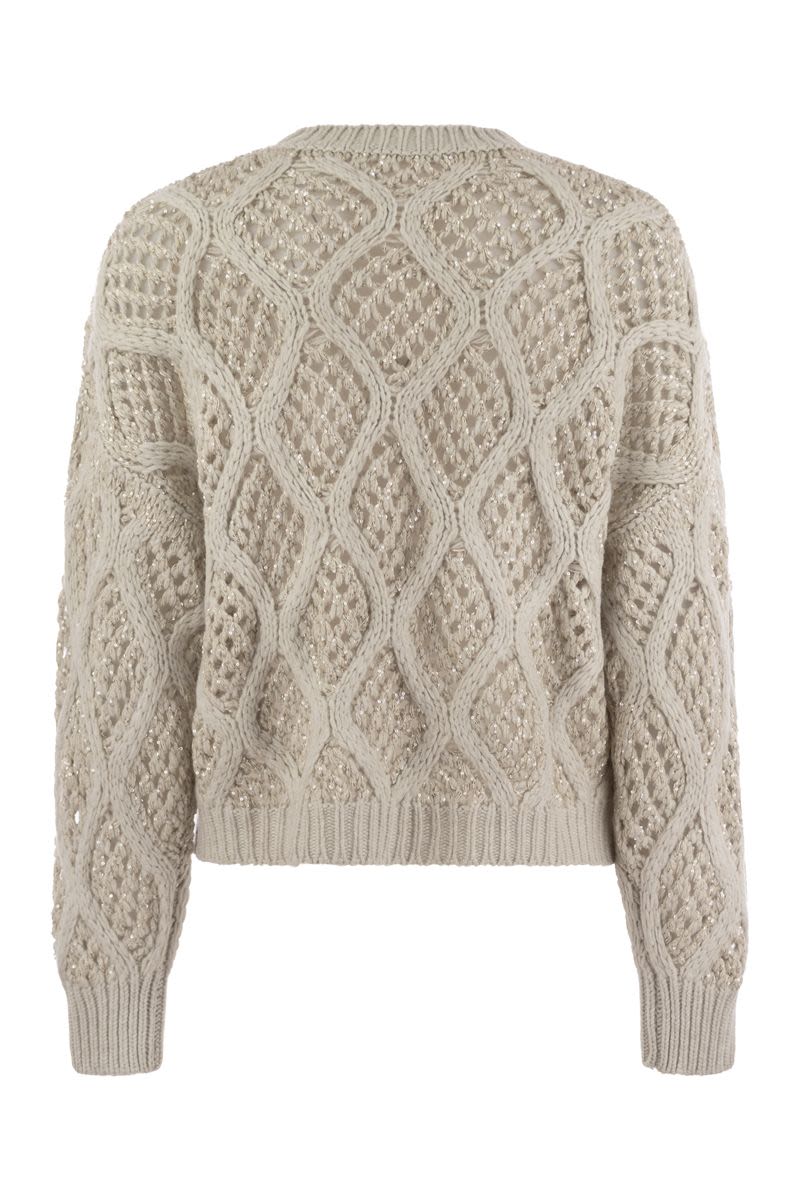 BRUNELLO CUCINELLI Luxurious Cashmere Wave Knit Sweater