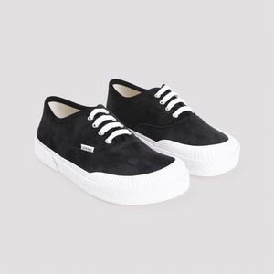 LOEWE Elegant Terra Vulca Leather Sneakers