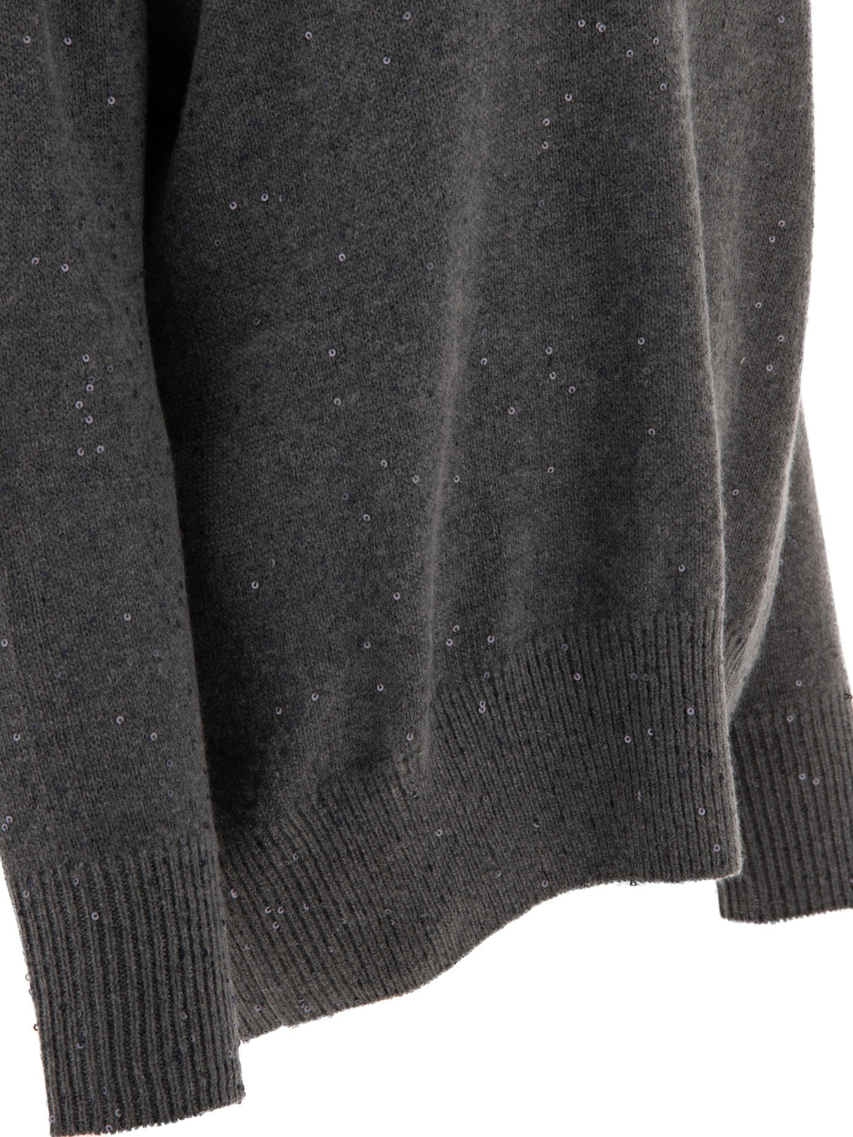 BRUNELLO CUCINELLI Luxurious Cashmere-Silk Turtleneck with Sequins