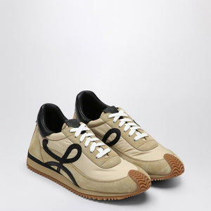 LOEWE Gold & Black Monogram Flow Runner Sneaker