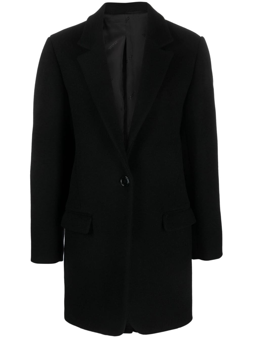 ISABEL MARANT JILINKA Ultra-Sophisticated Black Wool & Cashmere Jacket