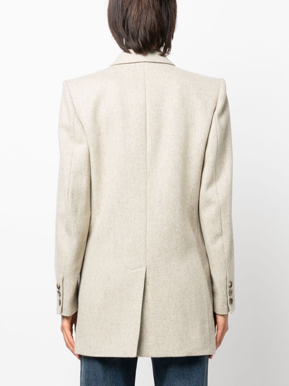 Tan Double-Breasted Blazer for Women by Isabel Marant - FW23 Collection