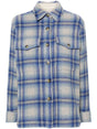 ISABEL MARANT Navy Checkered Wool Jacket for Women