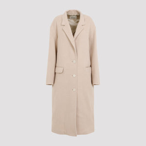 ISABEL MARANT Elegant Nude Wool-Cashmere Blend Jacket