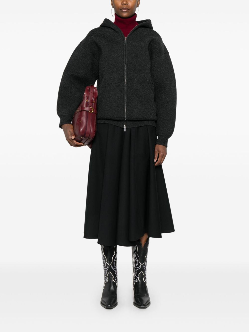 ISABEL MARANT Chic Anthracite Outerwear for Women - FW24 Collection