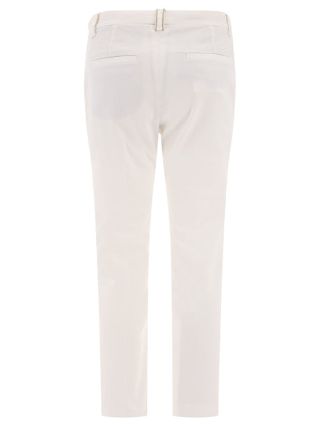 BRUNELLO CUCINELLI White 24SS Women's Shorts & Burmudas for the Modern Fashionista