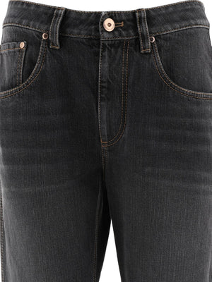 BRUNELLO CUCINELLI AUTHENTIC DENIM Jeans WITH SHINY BARTACK