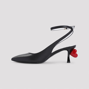 MOSCHINO COUTURE Chic Leather Pumps with 6CM Heel for Women