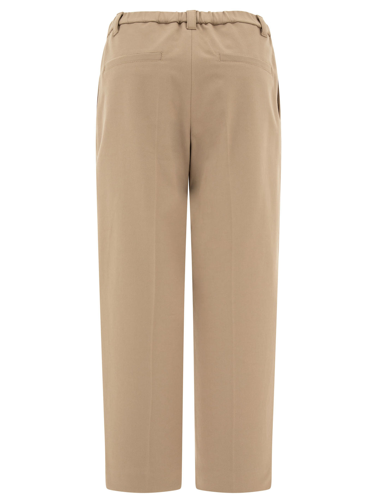 BRUNELLO CUCINELLI Luxurious Beige Slouchy Trousers