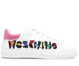 LOVE MOSCHINO Embroidered Logo White Sneaker for Women