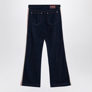 WALES BONNER Loose-Fitting Dark Denim Jeans for Men