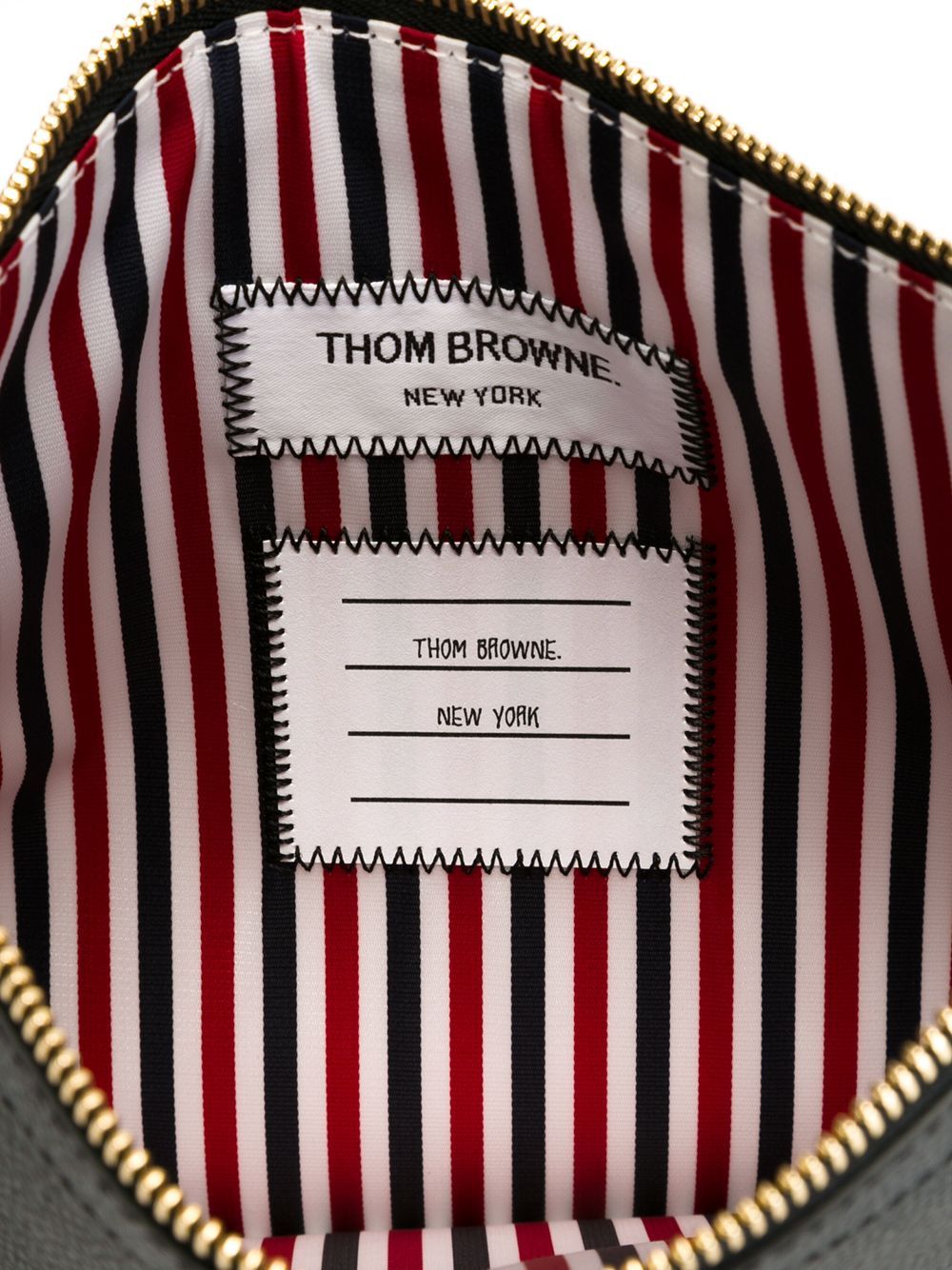 THOM BROWNE Mini Leather Document Holder