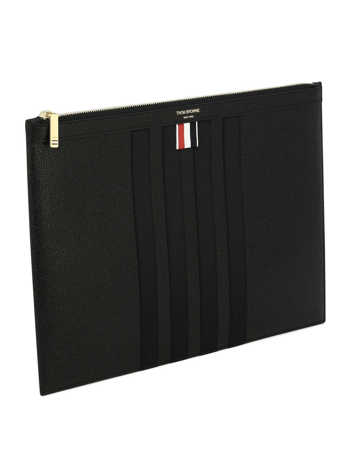 THOM BROWNE 24SS Black Clutch for Men