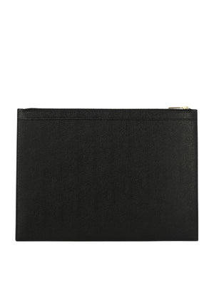 THOM BROWNE 24SS Black Clutch for Men