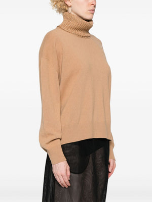 FABIANA FILIPPI Wool and Silk Blend Turtleneck Sweater