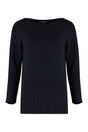 FABIANA FILIPPI Wool Blend Sweater with Lurex Accents and Side Slits