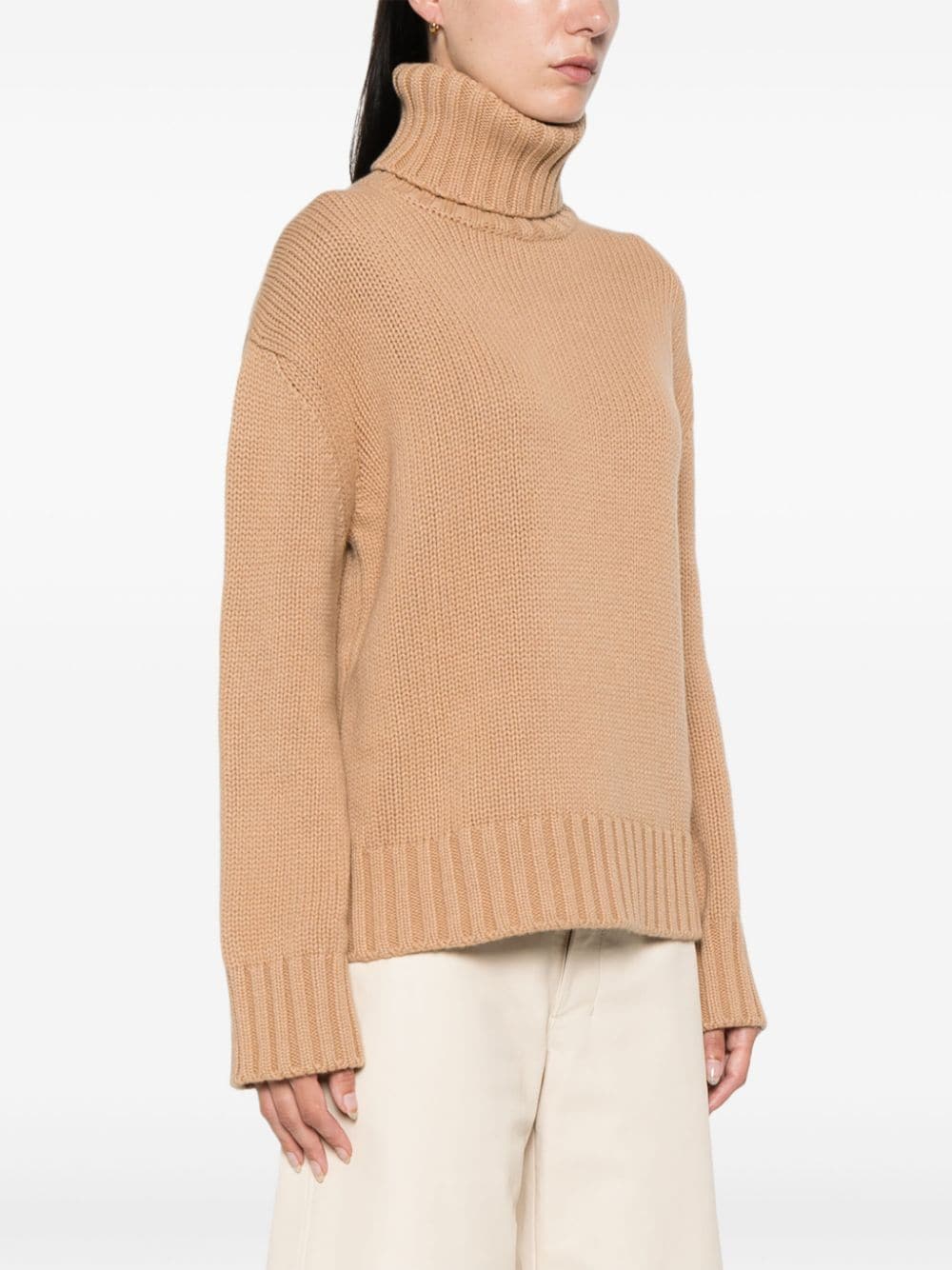 FABIANA FILIPPI Wool and Silk Blend Turtleneck Sweater