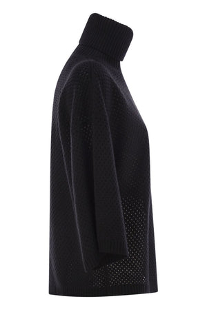 FABIANA FILIPPI Platinum Over Turtleneck Sweater