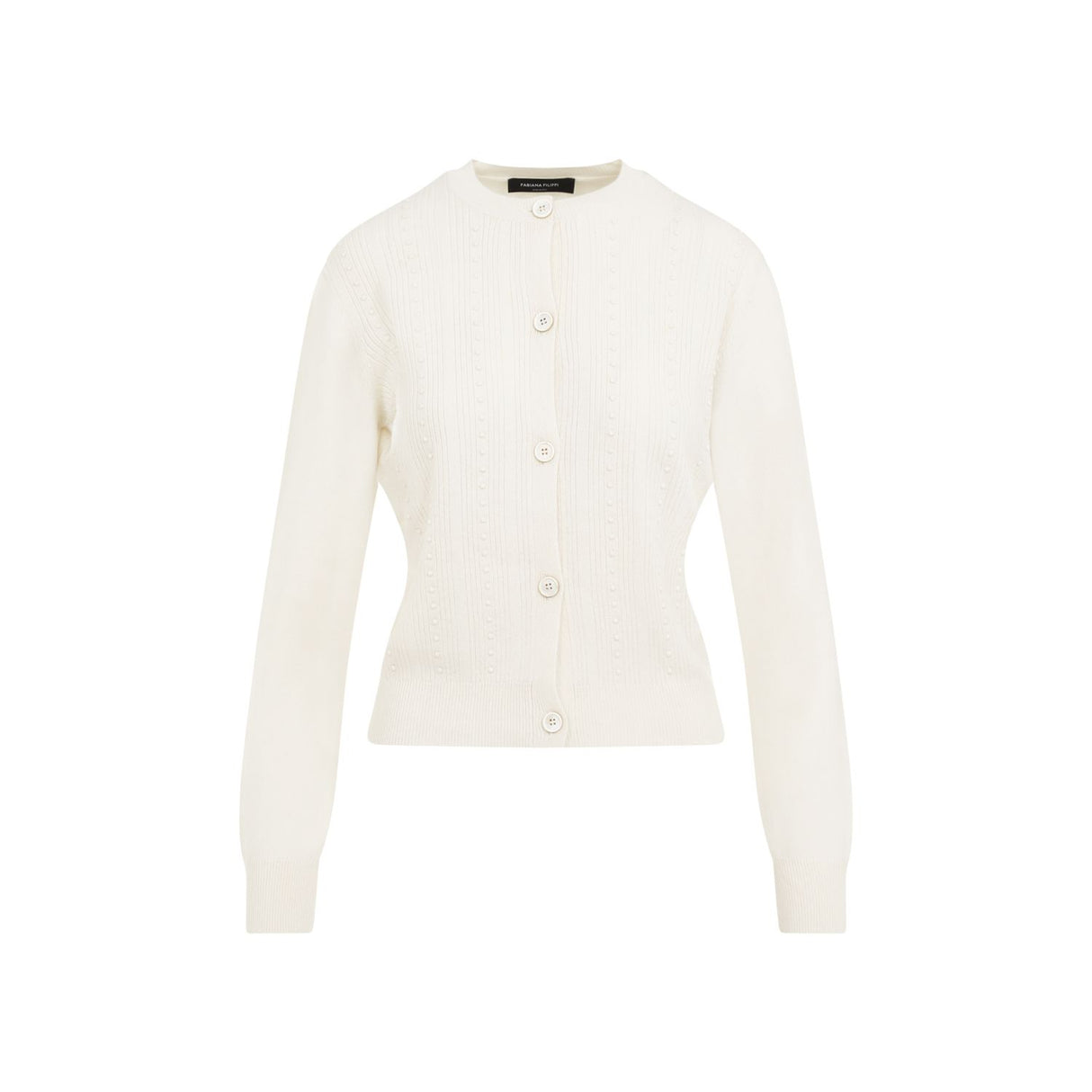 FABIANA FILIPPI Elegant Virgin Wool Cardigan for Women