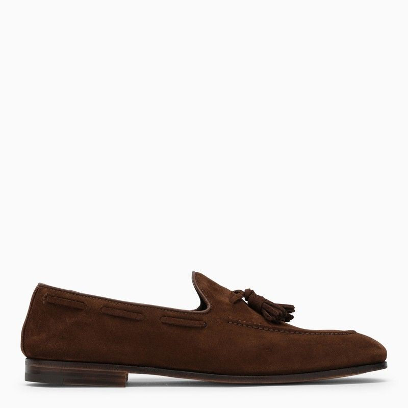 CHURCH'S Suede Loafer with Tassels - Size 9