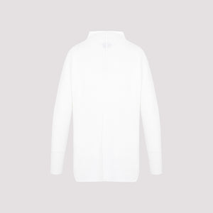 TOM FORD Luxurious White Cashmere Knit Top - FW22 Collection