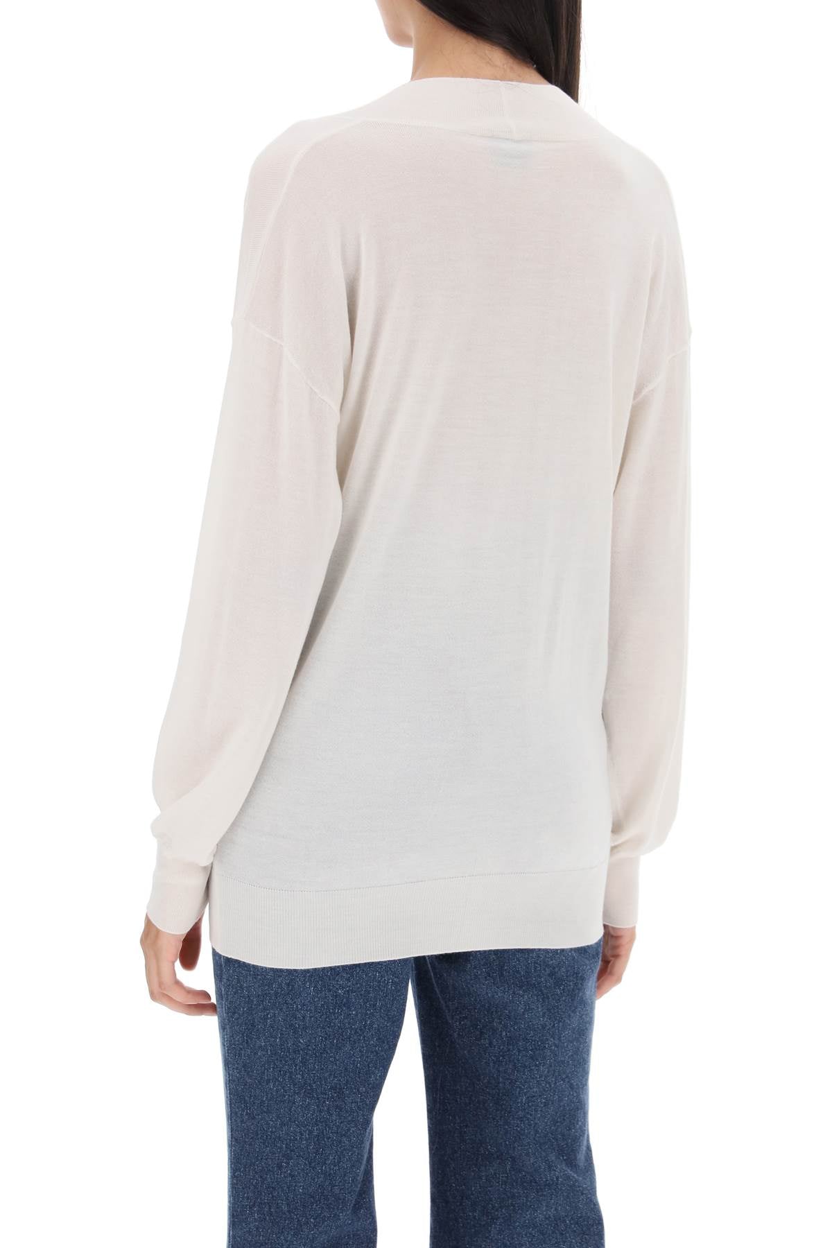 TOM FORD Cashmere & Silk Blend Sweater - Relaxed Fit, Size S