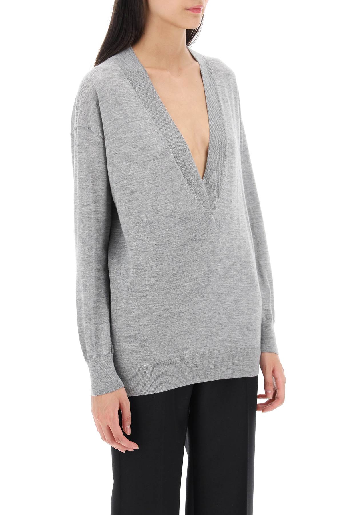 TOM FORD Cashmere & Silk Blend Sweater - Relaxed Fit, Size S