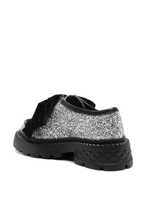 JIMMY CHOO Glittered Loafers for Women - Fall 2024