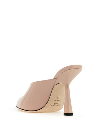 JIMMY CHOO Refined Pointed Patent Leather Flats for Women - FW24