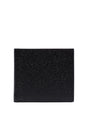 THOM BROWNE Pebble Grain Mini Black Leather Wallet