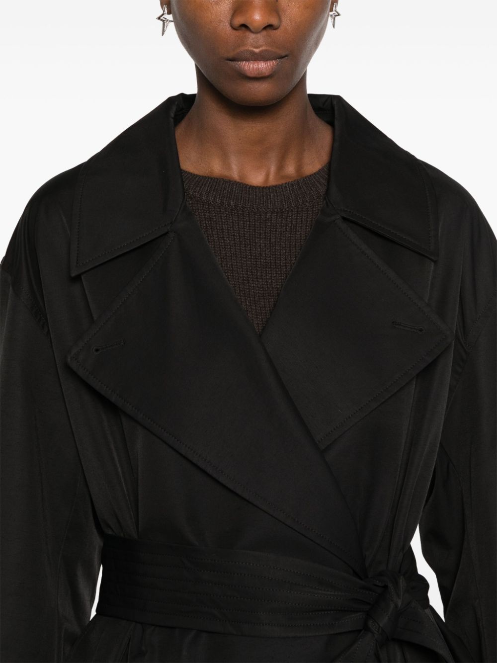 STUDIO NICHOLSON Double-Breasted Belted Jacket