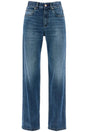 BRUNELLO CUCINELLI High-Rise Indigo Blue Stretch Denim Jeans