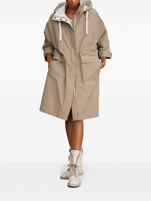 BRUNELLO CUCINELLI Beige Coats for Women - 2024 Collection