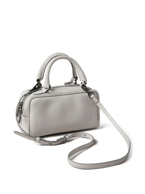 BRUNELLO CUCINELLI Mini Leather Handbag with Rolled Handles