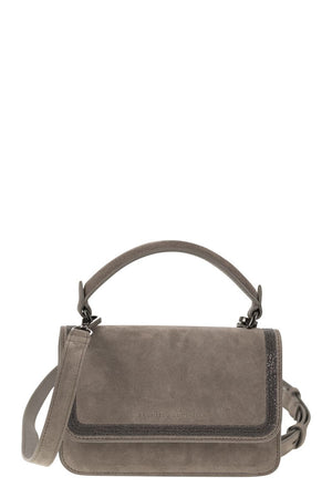 BRUNELLO CUCINELLI Contemporary Suede Handbag for Women - Elegant and Refined