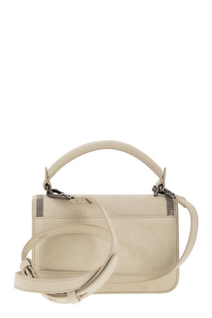 BRUNELLO CUCINELLI Contemporary Suede Handbag for Women - Elegant and Refined