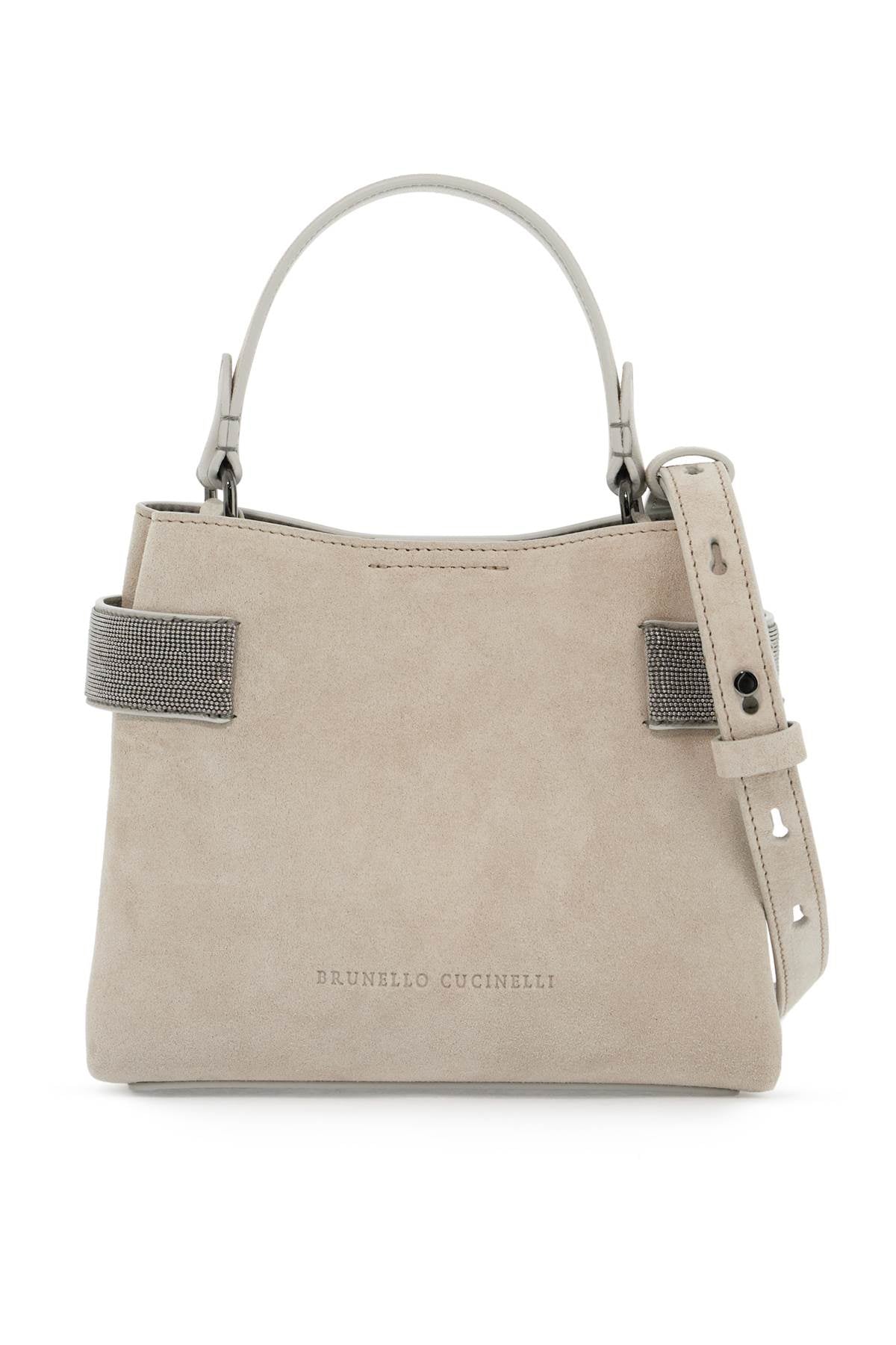 BRUNELLO CUCINELLI Elegant Handbag with Embroidered Details