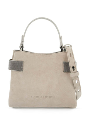 BRUNELLO CUCINELLI Mini Suede Essence Handbag