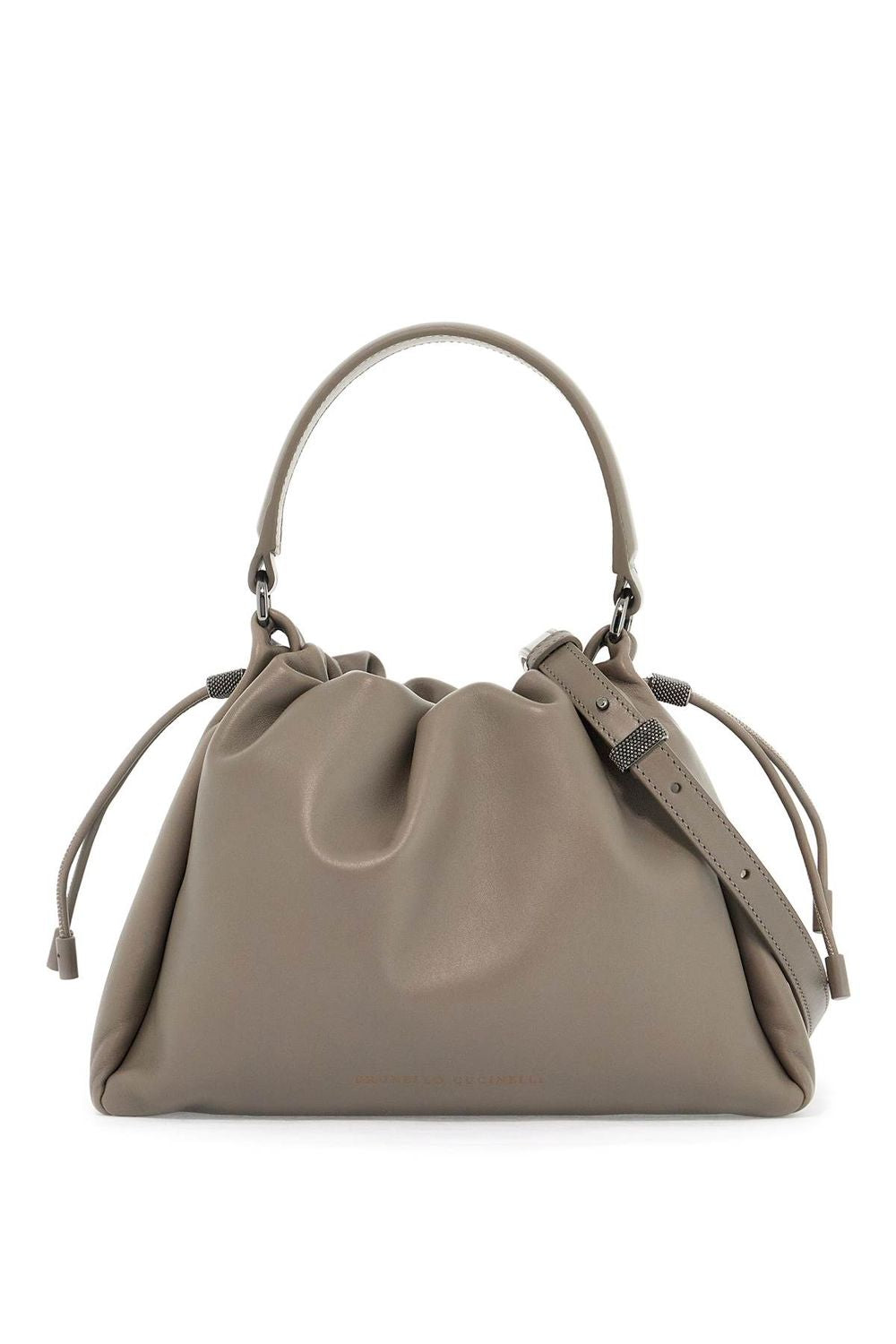 BRUNELLO CUCINELLI Luxury Mini Handbag with Monile Embellishment