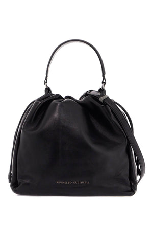 BRUNELLO CUCINELLI Sleek Mini Handbag with Monile Embellishments