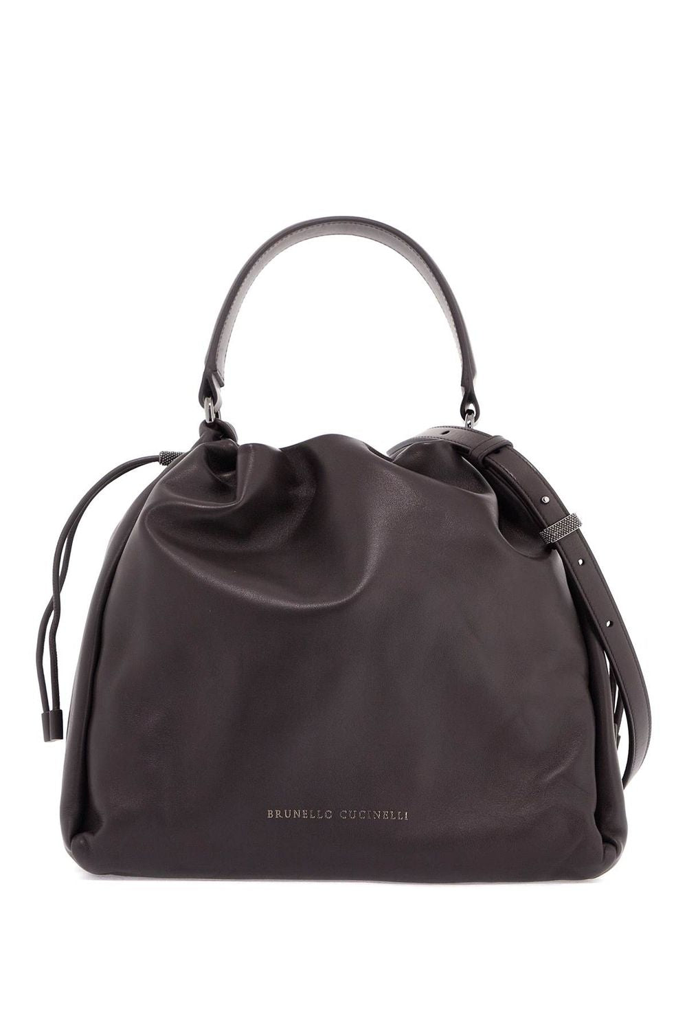 BRUNELLO CUCINELLI Sleek Mini Handbag with Monile Embellishments